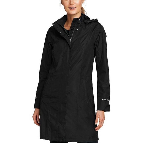 Women's Eddie Bauer Black Weatheredge Coat, Size Large - Picture 12 of 13